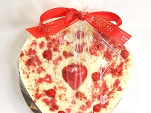 Epres Fehér csokoládé Szív 100 g