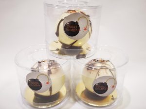 Forró Csokoládé Bomba Pillecukorral ( fehér csokoládés ) 40g