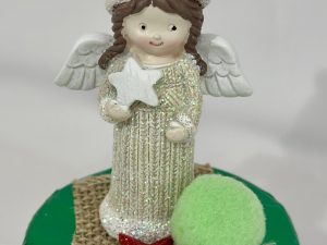 Zöld Csokoládé Talléron ( Kislány Angyalka Csillaggal ) 49 g