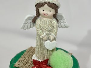 Zöld Csokoládé Talléron ( Kislány Angyal Szívvel ) 49 g