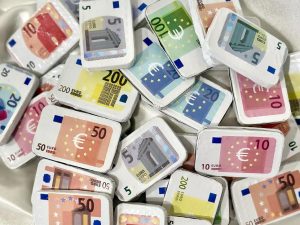 Eurós Tejcsokoládé pénzek 14g