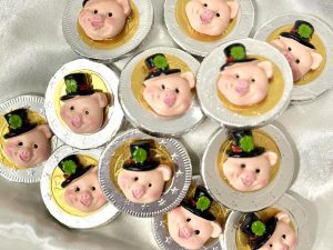 Eurós Tejcsokoládé pénzek ( Malac fejjel ) 12g