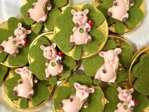 Eurós Tejcsokoládé pénzek ( Lóherés malackával ) 12g