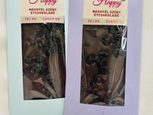 &Eacute;tcsokol&aacute;d&eacute; &eacute;des&iacute;tőszerrel ( xilit ) aszalt meggyel 100g